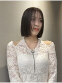 大名/天神/縮毛矯正/髪質改善/ダークグレージュ/トーンダウン
