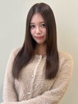 リサプラン(RISA plan)&nbsp;顔周りカット 前髪なし 髪質改善トリートメント 大人ガーリー