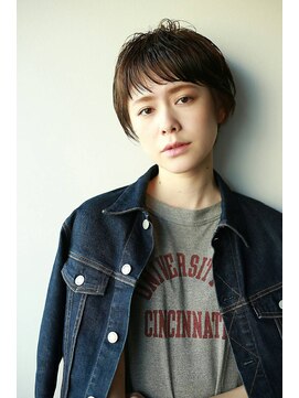 エイミー(Aimee) チャコールブラウン×アンニュイショート