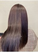 ナチュラルピンクブラウンロング