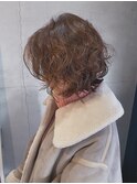 ショートのリアルパーマ