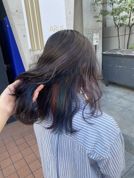 ヘアーデザイン アルエ(HAIR×design ARUE) 【YUGO】インナーユニコーン