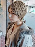 20代30代40代大人可愛いひし形小顔ショート