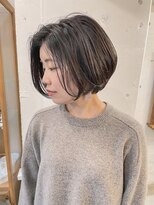 リッカ(RICCA)&nbsp;フラットラインのショートボブスタイル