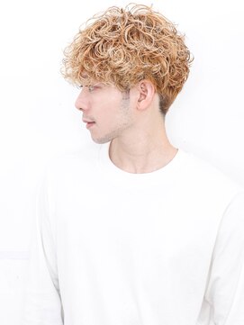 ルックグッドストア(LOOK GOOD STORE) 束感ショートマッシュパーマウルフ波巻きハイライト 140