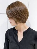 アイティー バイ アルバム 浦和店(IT by ALBUM)&nbsp;シアーベージュショート_外ハネボブセクションカラーba380441