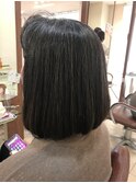 前下がりボブ