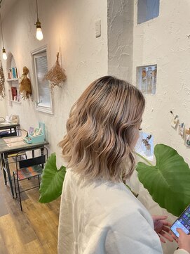 ソンリエ 青竹店(SONRiE) 外国人風バレイヤージュ