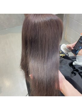ヘアーメイクチック(HAIR MAKE CHiC) グレージュベージュカラーダブルカラー透明感カラーワンカラー