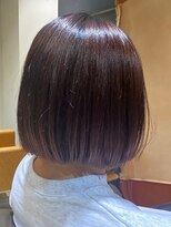 ヘアーメイク ラグズ(Hair Make Luxtz)&nbsp;大人のナチュラルボブスタイル/アースカラー/内巻きボブ