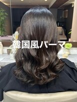 アミー 銀座(Ammy) #コテ巻き風パーマ #パーマロング#韓国風パーマ