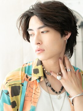 モッズヘア メン 上尾東口店(mod's hair men) ゆるふわ巻きパーマで大人のおしゃれラフウルフD上尾