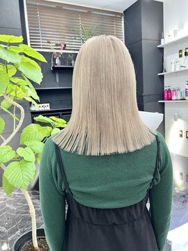 チュダック(ChuDuck) 韓国風《ミルクティー》ハイトーン/ケアブリーチ/ダブルカラー