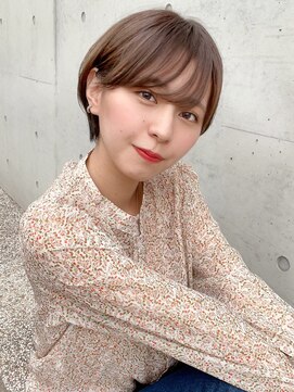 アイドットプラス 表参道(i.+omotesando) 小顔ヘアふんわりショート簡単スタイリングブリーチなしカラー