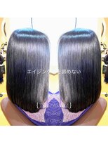 エムルーセント(M'lucent)&nbsp;艶髪makeプラチナ髪質改善トリートメントカット艶カラー　5