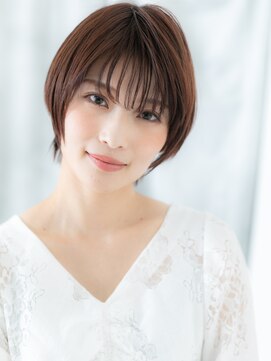 ドクターズ サロン ラブ(Dr's Salon LAB) 大人かっこいいアースカラー髪質改善ショートk古河20代30代40代