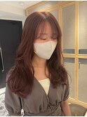【mami】大人ゆるふわラベンダーココアブリーチなしダブルカラー