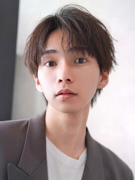 ゼロ 渋谷(XeRo) メンズ韓国シースルーマッシュ【無造作緩めスパイラルパーマ】