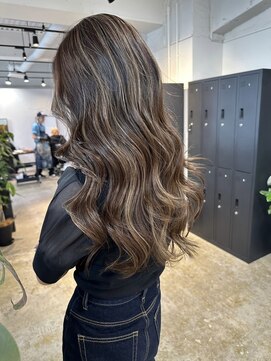 メリー オオサカ(Merly Osaka) brown beige highlight