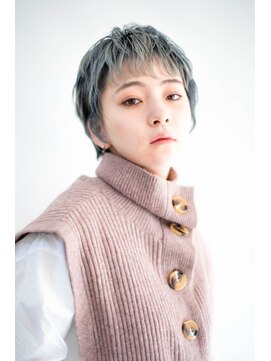 ベンジー オウン 代々木上原店(benji own) ピクシーショート　シルバーアッシュ