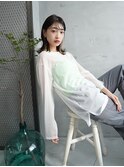 【La fith】シースルーバング×インナーカラー