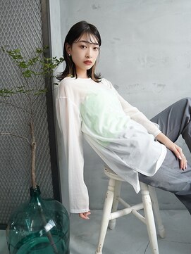 ラフィスヘアー プアナ 小田原店(La fith hair puana) 【La fith】シースルーバング×インナーカラー