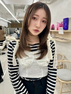 エジョン 三鷹店(Aejon) ザクザクレイヤーカット韓国ヘアレイヤーロングヘルシースタイル