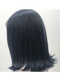 暗くしたい方♪ブルーブラック×暗髪