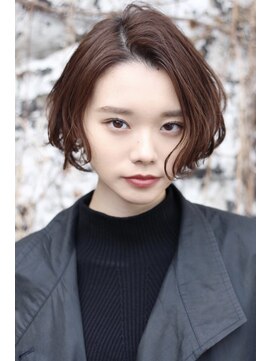 クーエフー(coo et fuu) 大人ショートショートボブ大人かわいい透明感カラー