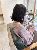 切りっぱなしボブ