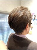 パーマ　ショートスタイル