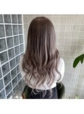 #ケアブリーチ#グレージュカラー#プルエクステ