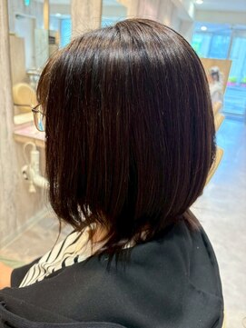 エヌアンドエー せんげん台店(N&A) ふんわりくびれのセミロング◎/髪質改善/艶カラー/外ハネ