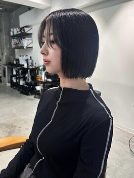 ヨーク(YOKE) 切りっぱなしボブミニボブ暗髪