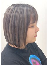 ヘアポジション 横手(HAIR Position) アンブレラカラー．グレージュ．グレーカラー