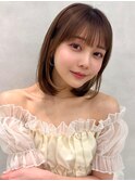 レイヤー/ネビージュ/韓国ヘア/イメチェン/縮毛矯正/中野/