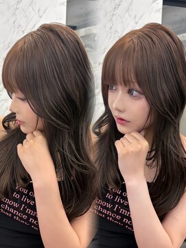 ドットモーダ 町田店(dot. mooda) 【レイヤーカット×顔周り】韓国/韓国ヘア/町田/町田駅/学割