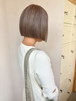 イノセントヘア(innocent.hair)&nbsp;ベージュダブルカラー×ボブ