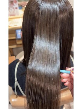 美髪ストレート