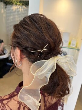 アドラーブル はなみずき店(adorable) ふわふわポニーテール