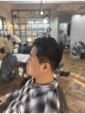 MEN’S HAIR/サーフカール/刈り上げセンターパート/印西市