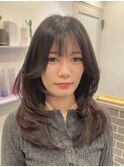 レイヤーカット×顔周りレイヤー/和田
