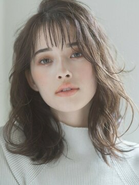 エミュ 表参道 青山(emu) 【emu井上信洋】アンニュイパーマの愛され大人ミディ【エミュ】