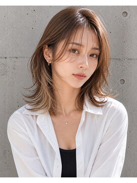 ムル 大倉山(muru) ナチュラルベージュ×ハイトーンベージュインナーカラー