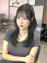 ビューエヒメ(VIEW EHIME)&nbsp;小顔黒髪レイヤーカット×アッシュカラー20代30代40代