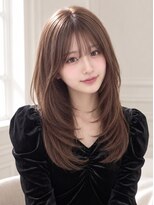 ユーフォリア エヌ 池袋サンシャイン通り店(Euphoria +n)&nbsp;ショコラブラウン盛れる顔周りレイヤーカット10代20代人気池袋