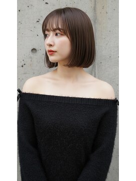 Vanir美容室【11/1NEW OPEN（予定）】 40代50代人気！手ぐしで決まる大人上品ボブ