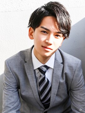 アフロート ディル(AFLOAT D'L) 好感度アップ　ビジネス　ショートレイヤー　かき上げヘア