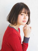 ルティア 池袋(Lutia) ワンカールボブ ダークブラウン