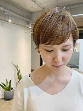 ソイ 下北沢(soi) クリアベージュ　ハイライト　ベリーショート